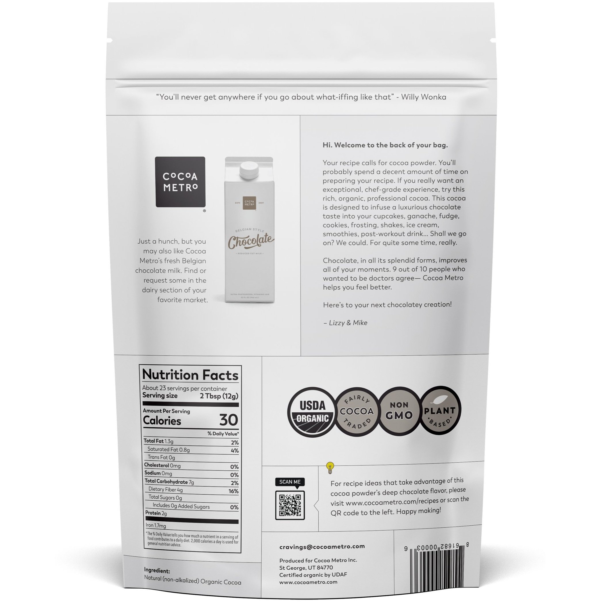 Cocoa Metro—Organic Belgian Cocoa Powder